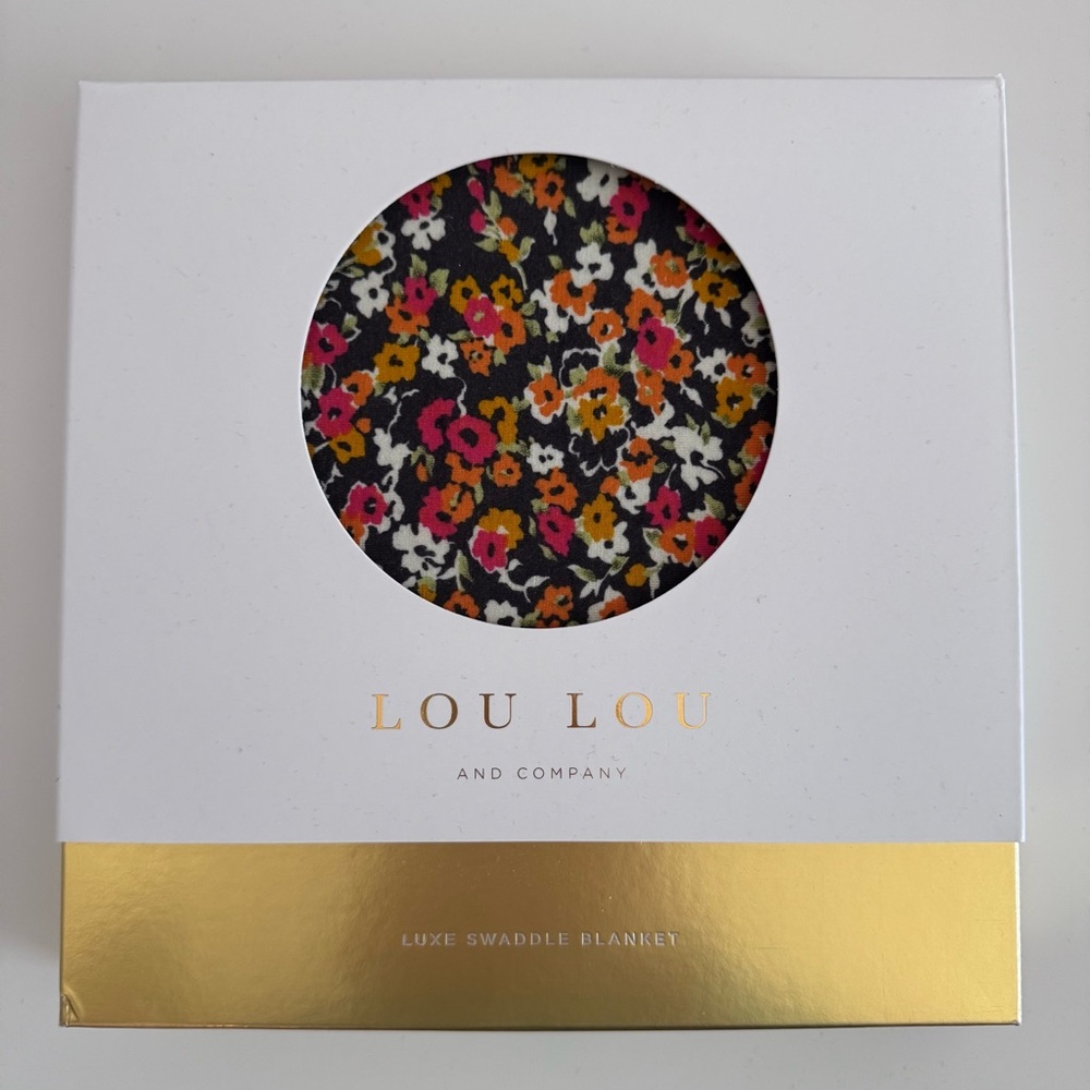 NEW Lou Lou and Company Luxe Swaddle Blanket